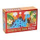 Glow in the Dark Puzzel Dino, 100st.