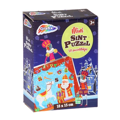 Sint & Piet Mini Puzzel, 24st.