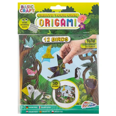 Oiseaux pliants en origami