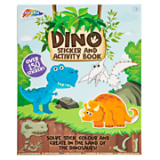 Dinosaurier-Aktivitäts- und Stickerbuch