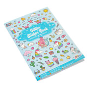 Glitter Stickerboek A5 - Blauw