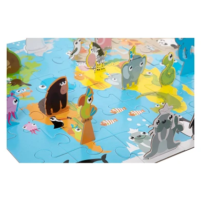 3D-Puzzle Tiere der Welt (40x50cm)
