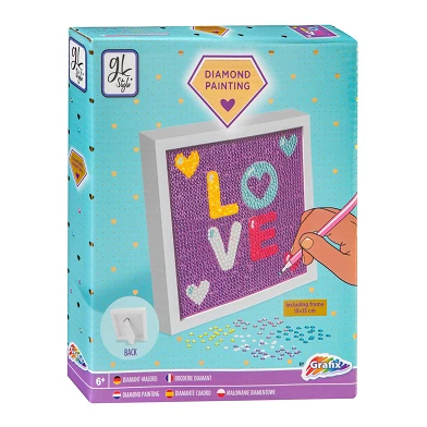 Kit de bricolage Diamond Painting 'LOVE'