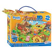 3D Bodenpuzzle Farm, 55tlg.