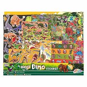Mega Sticker Set Dinosaure, 500pcs.