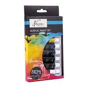 Nassau Acrylfarben-Set, 8x12ml