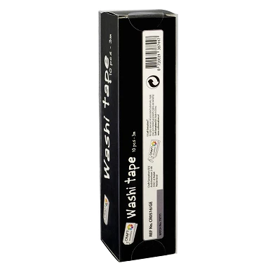 Glitter Washi Tape 3m, 10st.