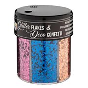 Decoratie Confetti in Pot, 6 Kleuren