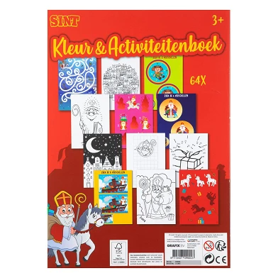 Sinterklaas Kleur- en Activiteitenboek A4