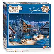 Winterpuzzle Dorf, 1000 Teile
