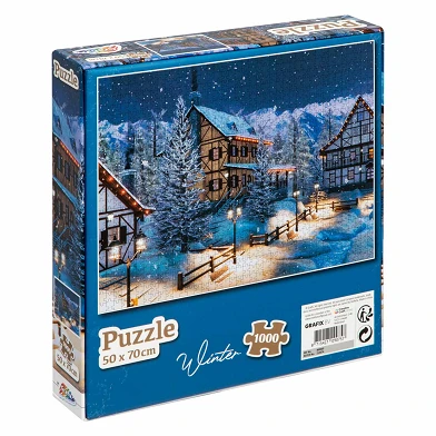 Village de puzzles d'hiver, 1000 mcx.