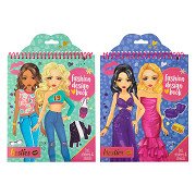 Besties Fashion Design Malbuch mit Aufklebern