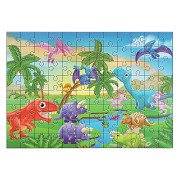 Puzzle Monde Dino, 96 pièces.