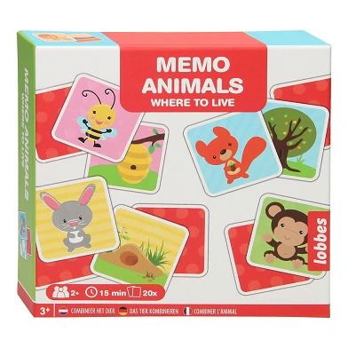 Lobbes Memo-Spiel – Tier & Haus