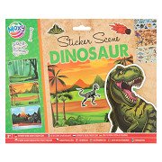 Ontwerp je Eigen Sticker Scene - Dinosaurus