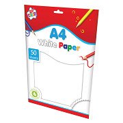 Weißes Papier A4, 50 Blatt