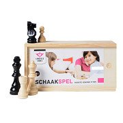 Eschenholz Schachfiguren in Box