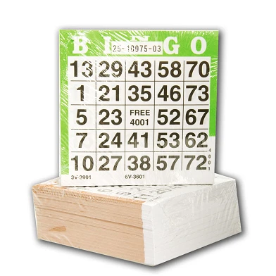 Cartes de bingo, 500 pièces.