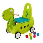 Ich bin Toy Walk und Push Trolley Dino