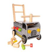 Ich bin Toy Walk and Push Trolley Construction