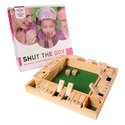 Jeu de dés en bois Shut the Box, 4 joueurs