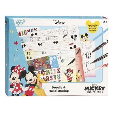 Totum Mickey Mouse - Ensemble Doodle & Lettrage à la main