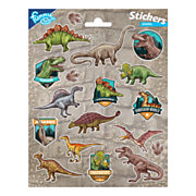 Stickerbogen Dinosaurier, 18St.