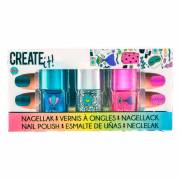 Create It! Nagellack Glitter, 3St.