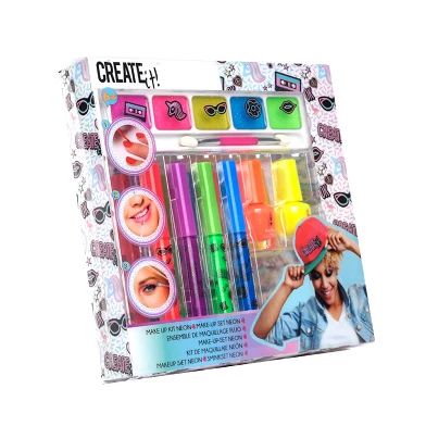 Create it! Make-up Set, 7dlg - Neon & Glitter