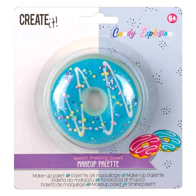 Create It! Palette de maquillage en forme de beignet Candy Explosion
