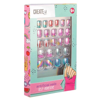 Create It! Faux ongles autocollants Candy Explosion