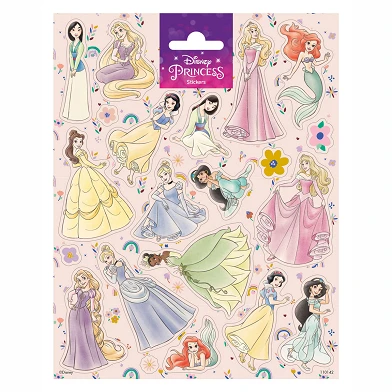 Planche d'autocollants Princesses Disney