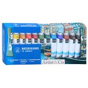 Aquarellfarben, 12 Stk.