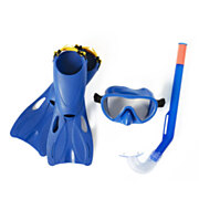 Bestway Hydro-Swim komplettes Schnorchelset, Größe 24–27 – Blau