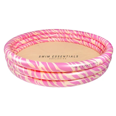 Swim Essentials Schwimmbad Zebra Pink, 150 cm