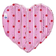Swim Essentials Luftmatratze Pink mit roten Punkten Herz