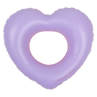 Swim Essentials Bouée Coeur Violet, 55 cm