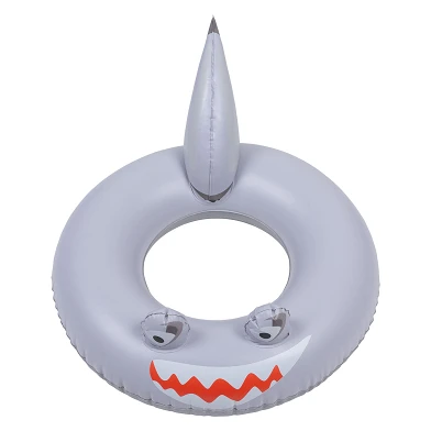 Swim Essentials Schwimmring Grey Shark, 55 cm