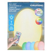Kleurveranderende Nachtlamp in Eivorm, met Afstandsbediening