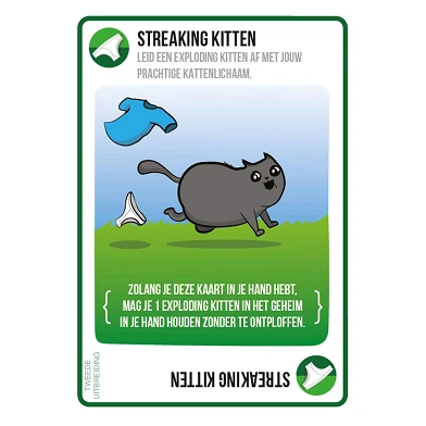 Jeu de cartes Streaking Kittens