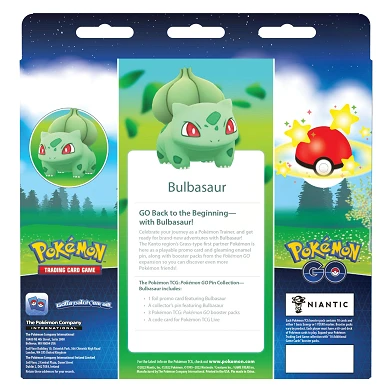 Pokémon TCG  GO Pin Box Collection - Bulbasaur