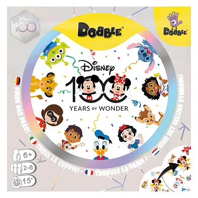 Jeu de cartes Dobble Disney 100e anniversaire