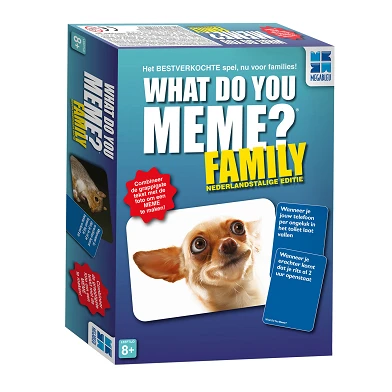 Megableu What Do You Meme Family- Nederlandse Uitgave - Kaartspel 