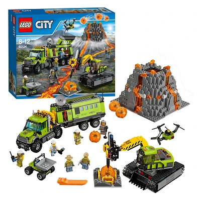 LEGO City 60124 Vulkaan Onderzoeksbasis