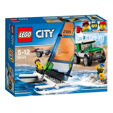 LEGO City 60149 4x4 met Catamaran