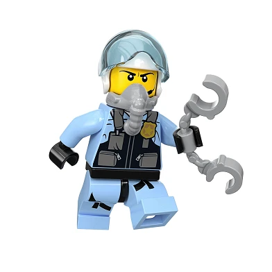 LEGO City 60208 Luchtpolitie Parachute-arrestatie