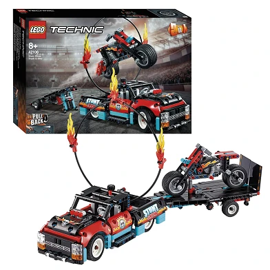 LEGO Technic 42106 Truck & Motor voor Stuntshow