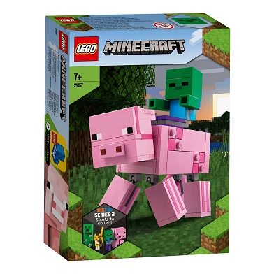 LEGO Minecraft 21157 BigFig Varken met Babyzombie