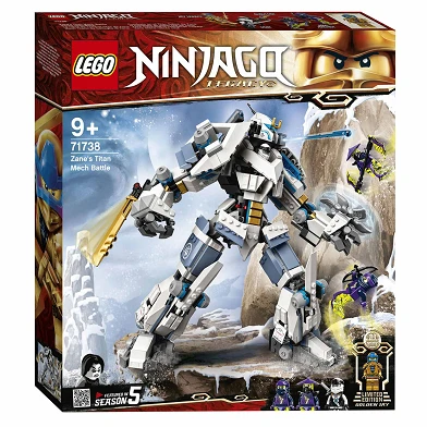 LEGO Ninjago 71738 Zane's Titanium Mecha Duel
