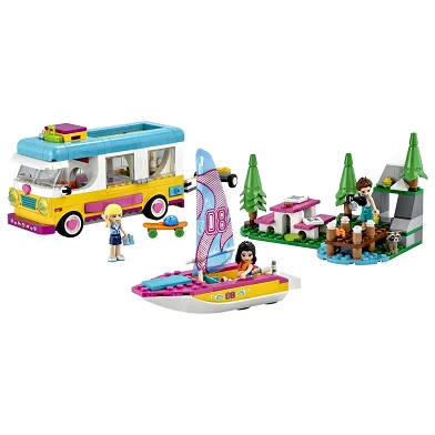 LEGO Friends 41681 Boscamper en Zeilboot